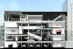 Section of New Building