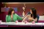 Marina wearing Holly�s creation on <em>Loose Women</em>. <a href=