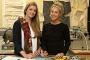 Fashion students Emily Craven and Elena King