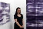 Alice Smith shows her paintings 'which drip from the wall'