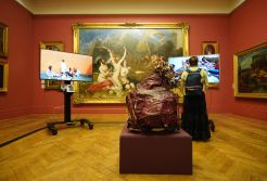 Manchester School of Art student exhibition at Manchester Art Gallery, 2024. Photo: Sarah Randles.