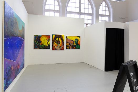 Image showing Fine Art work on display