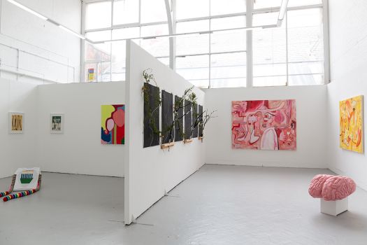 Studio space in the Grosvenor Building at Manchester School of Art